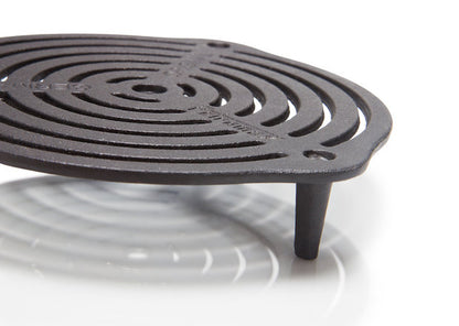 Cast-iron Stack Grate Zwart